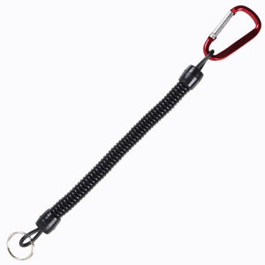 Retractable Spring Elastic Rope Keychain