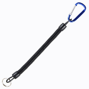 Retractable Spring Elastic Rope Keychain