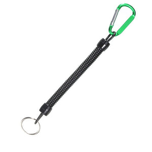 Retractable Spring Elastic Rope Keychain