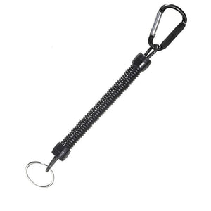 Retractable Spring Elastic Rope Keychain