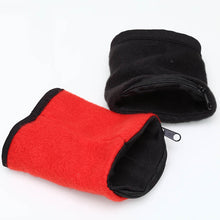 Load image into Gallery viewer, Wrist Fleece Wallet Pouch