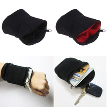 Load image into Gallery viewer, Wrist Fleece Wallet Pouch