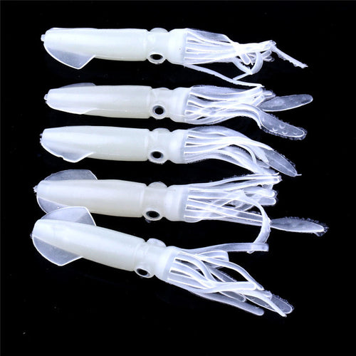 Silicone Luminous Squid Fishing Lure