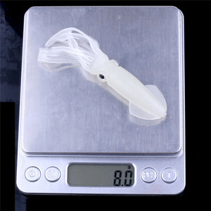 Silicone Luminous Squid Fishing Lure