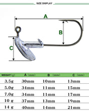 Load image into Gallery viewer, Lead Head Fishing Hook