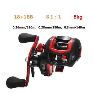 Metal Baitcasting Fishing Reel